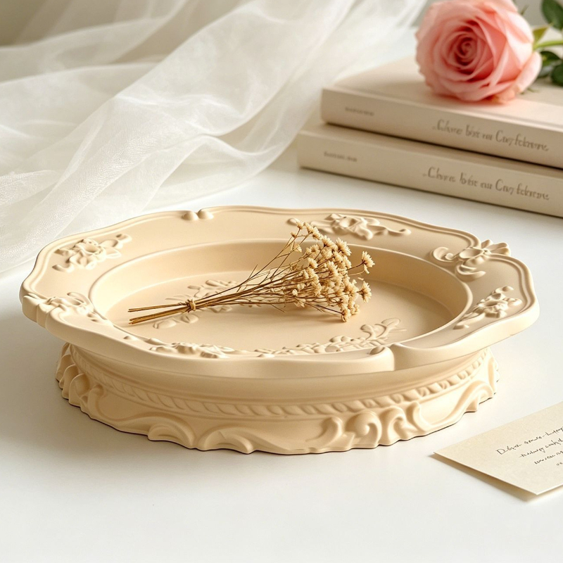 Soap Making Scents - Elegant Vintage Baroque Lace Silicone Mold,