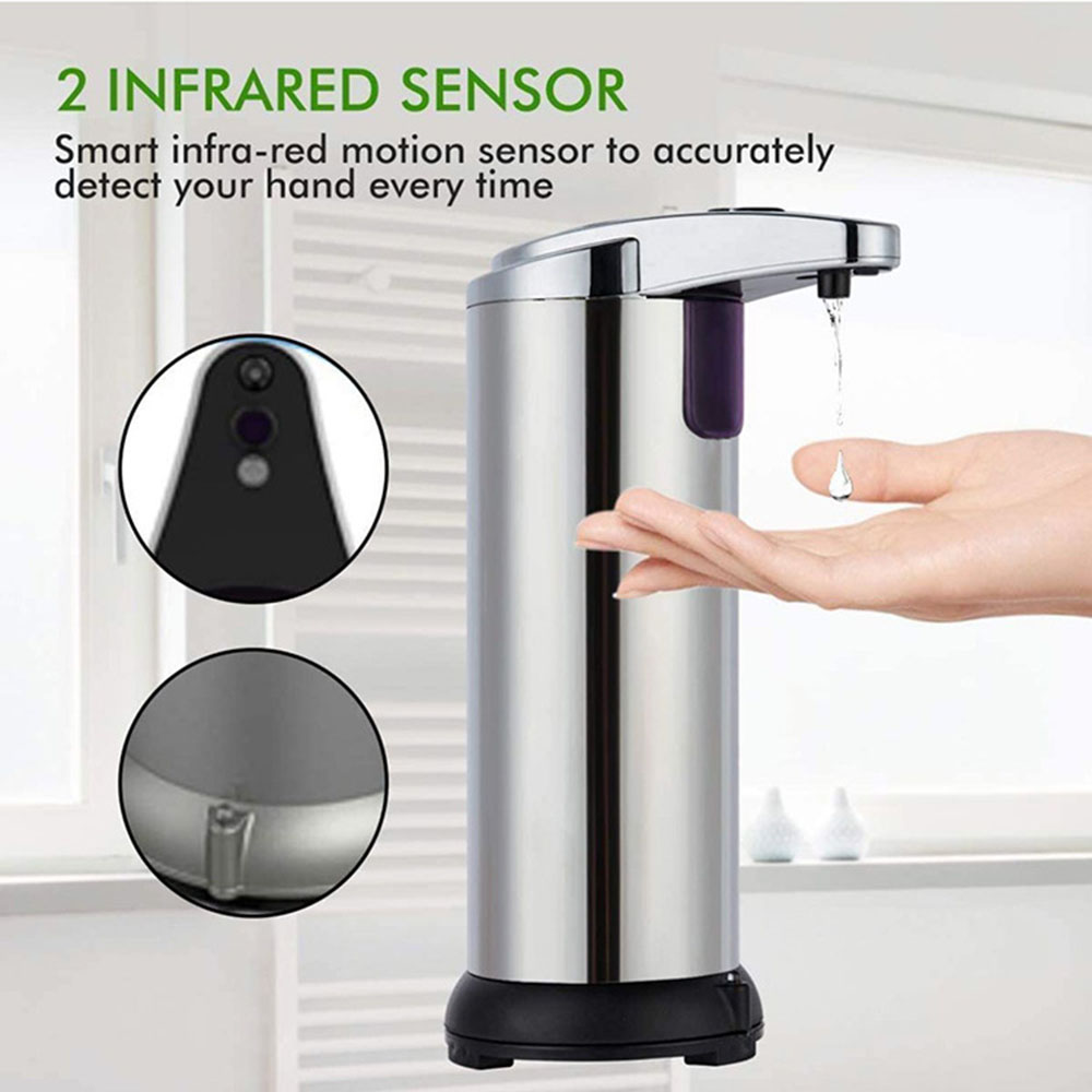 Soap Making Machine At Home - Stainless Steel Automatic Soap Dispenser Touchless