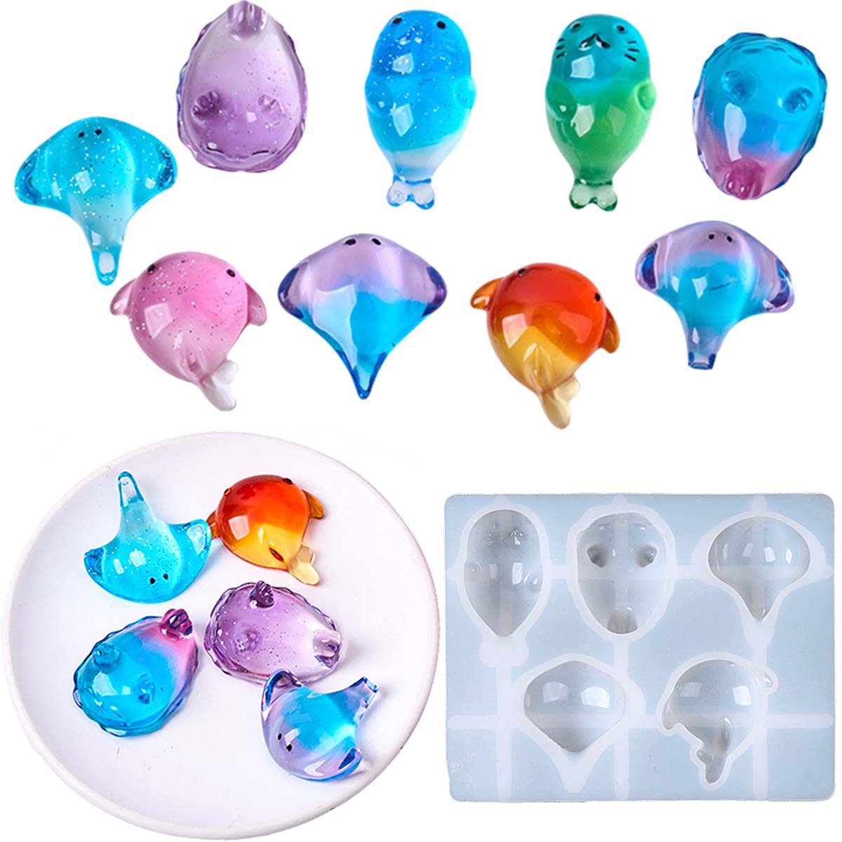 Soap Making Formula - 3D Healing Kawaii Manta Ray Whale