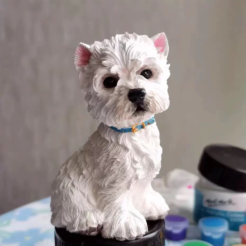 Soap Making Yorkshire - Cute Puppy Dog West Highland Terrier