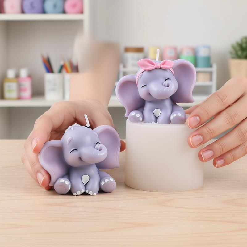 Cute 3D Elephant Silicone Cand - Soap Making Gloves review and price