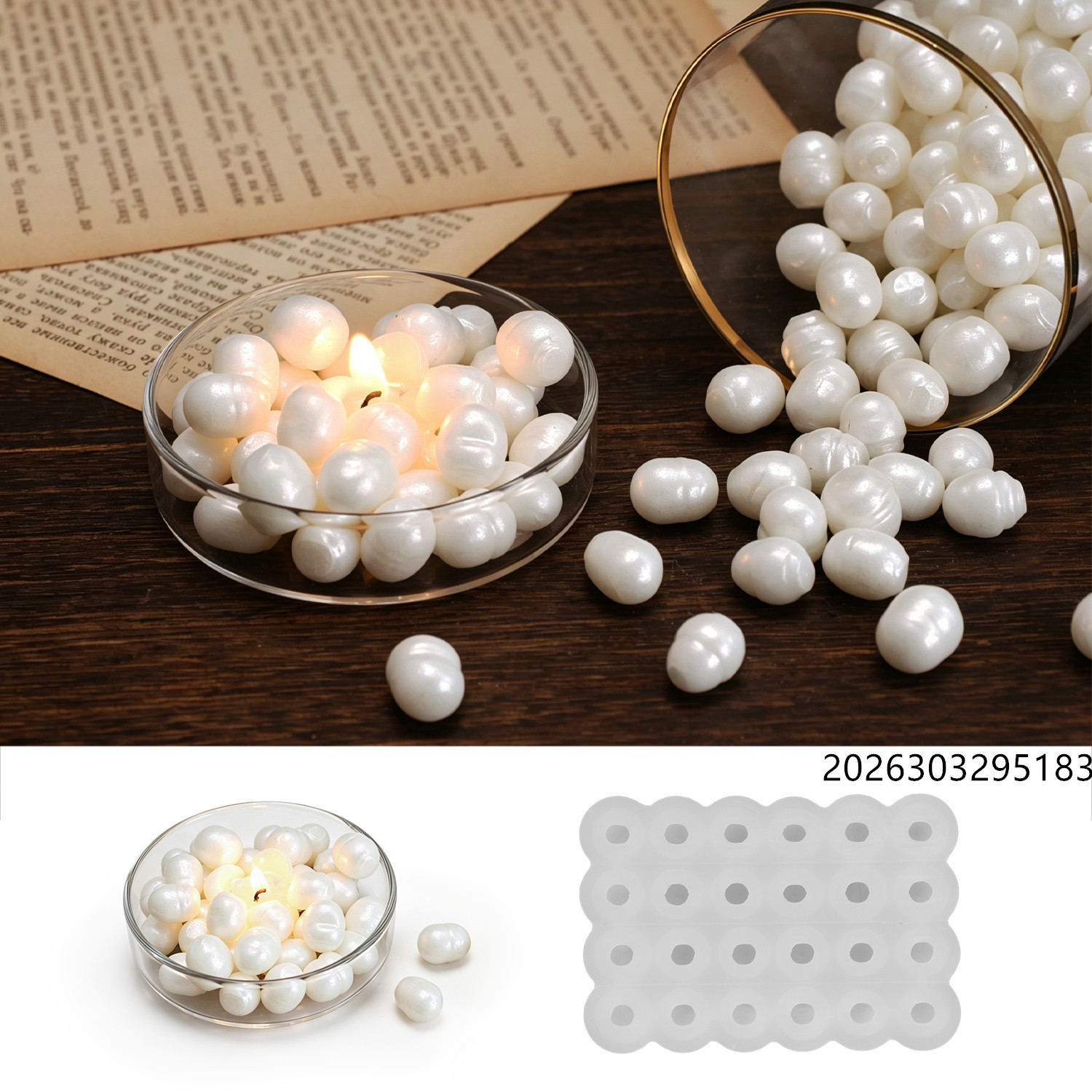 Healing Ocean Pearl Mirror Wax - Soap Making Scents review and price