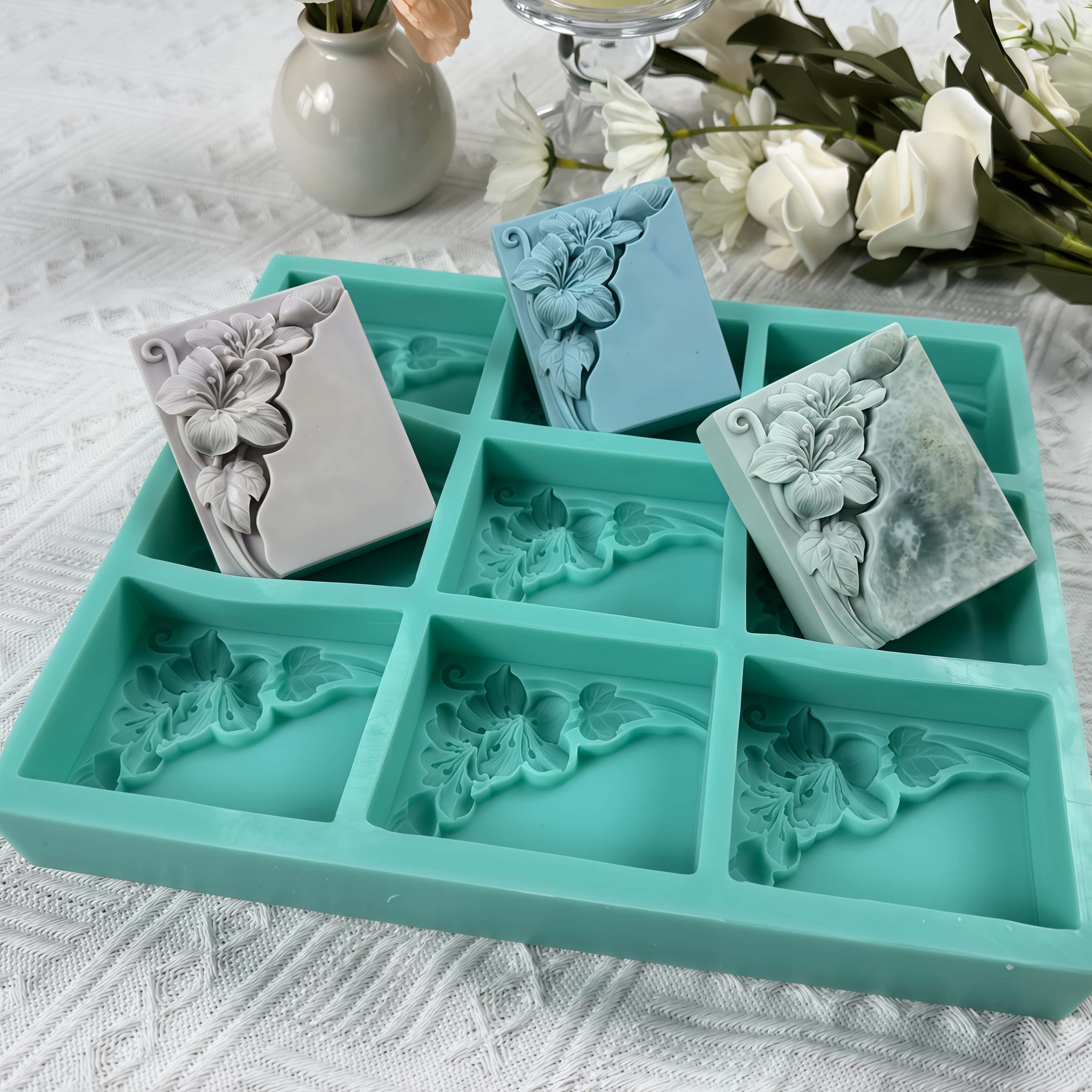 9 Cavities Tung Flower Soap Mo - Soap Making Formula review and price