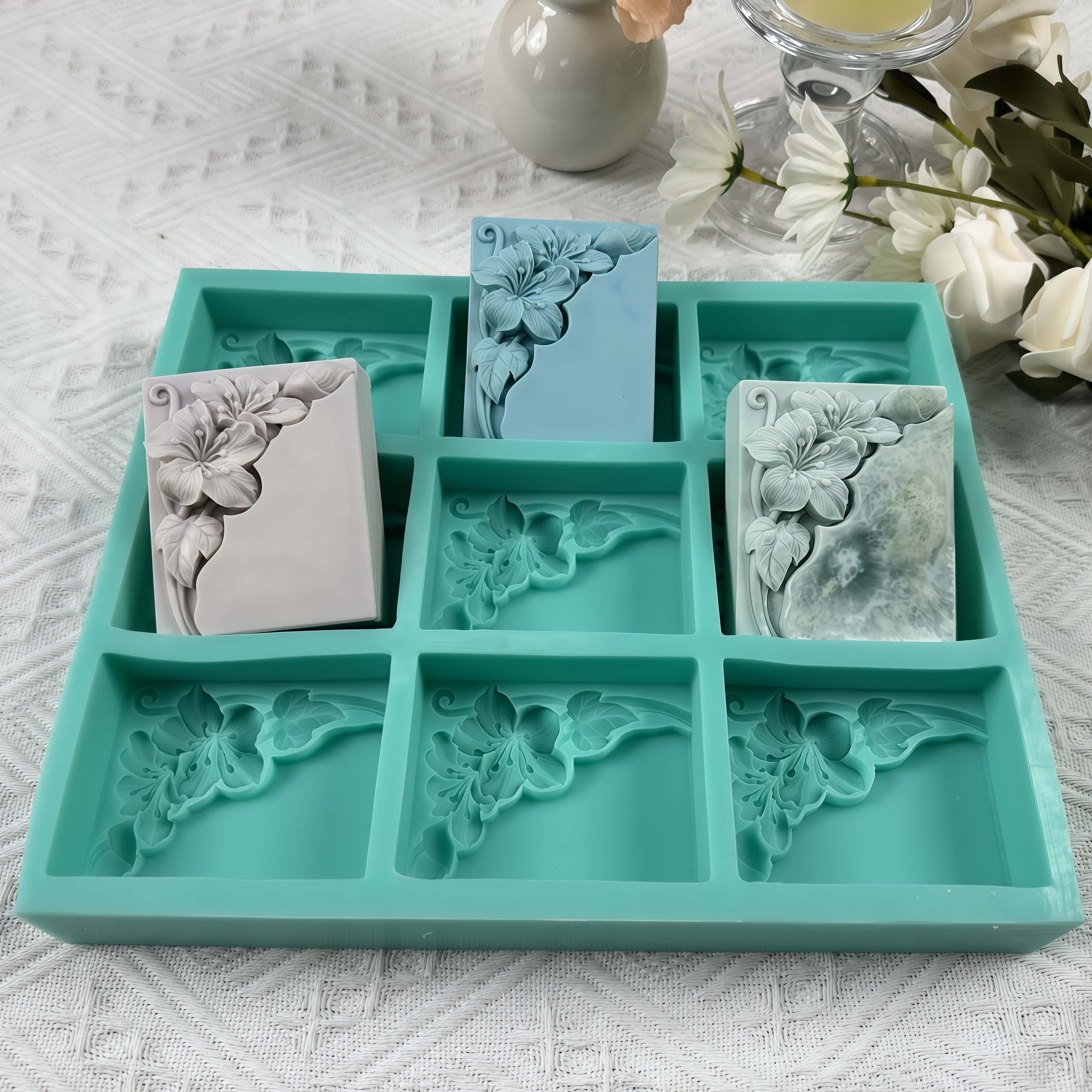 9 Cavities Tung Flower Soap Mo - Soap Making Formula review and price