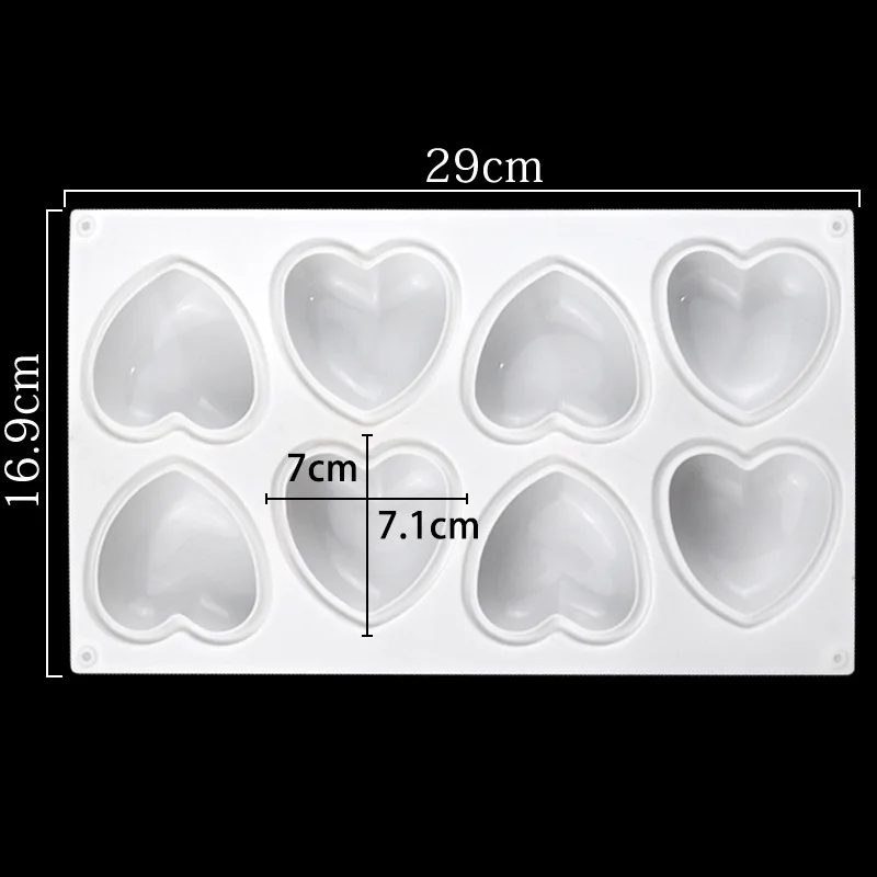 Love Heart Silicone Soap Mold  - Soap Making Essentials review and price