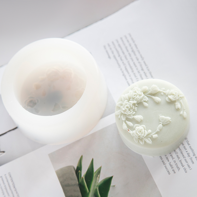 Round Shape Rose Flower Handma - Soap Making Formula review and price