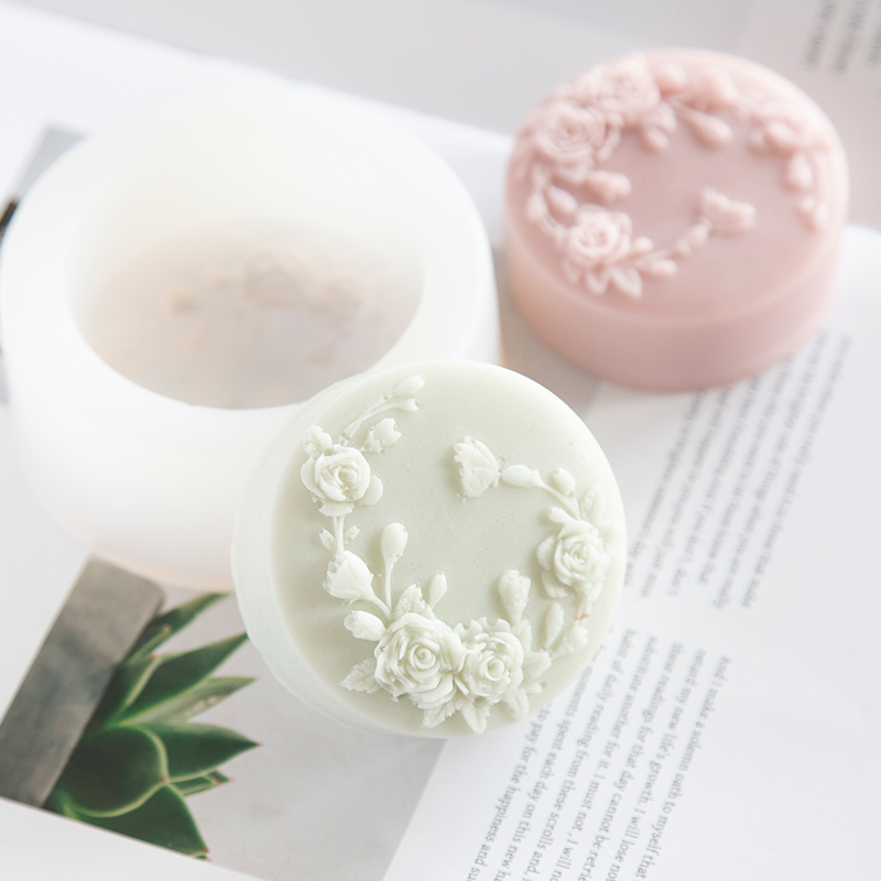 Round Shape Rose Flower Handma - Soap Making Formula review and price