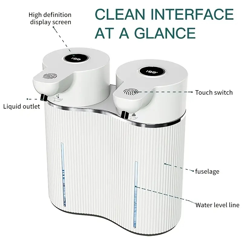 Double-Head Touchless Foam/Gel - Soap Making Machine At Home review and price
