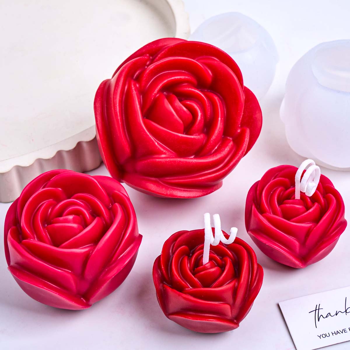 3D Flower Shape Silicone Candl - Soap Making Essentials review and price