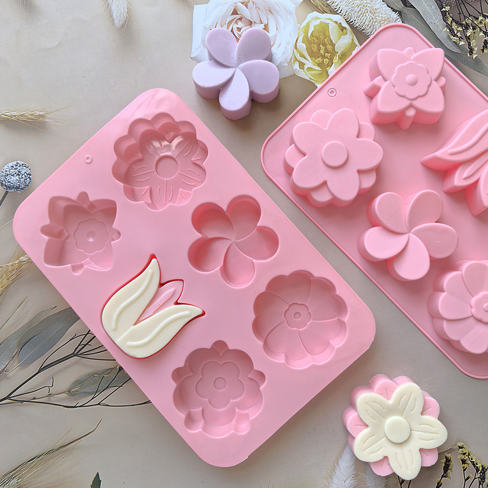 kinds Flower Silicone Molds Di - Soap Making Formula review and price