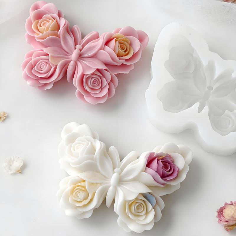 DIY Rose Butterfly Form Silico - Soap Making Essentials review and price